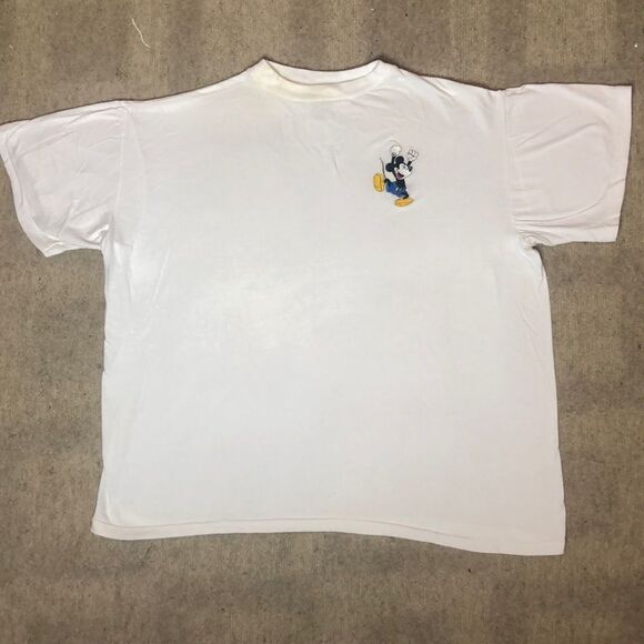 Vintage RARE 1980’s Embroidered Mickey Mouse T-Shirt | XL - Picture 1 of 5